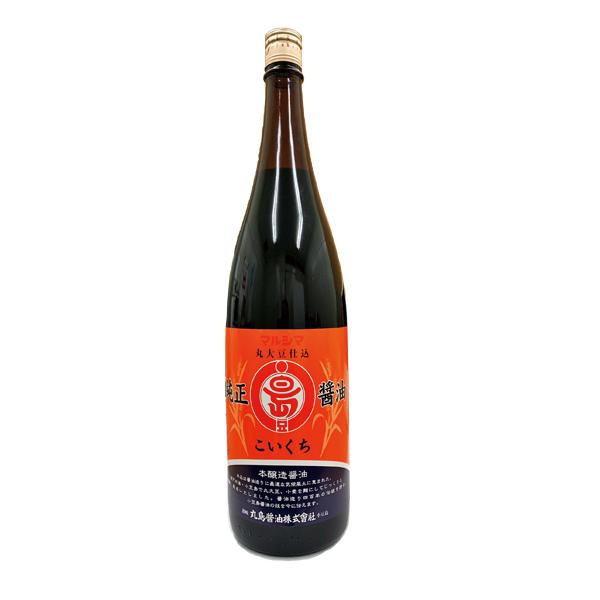 【おひとりさま1点限りの特別特価品】丸島醤油 純正醤油(濃口)<1.8L> :1200-1only:あしか商店 通販 純正醤油 (淡口) 1L ペットボトル入り 丸島醤油 マルシマ