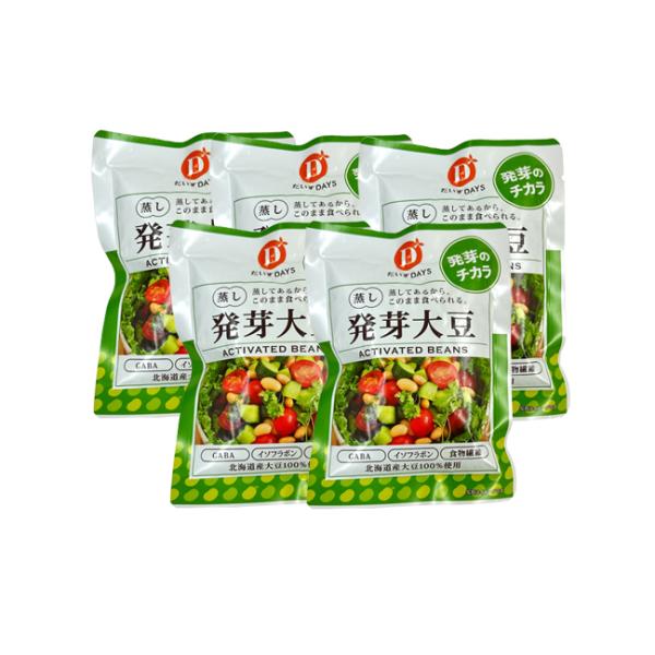 ダイズデイズ 蒸し発芽大豆 100g×10袋セット [ケース販売品]