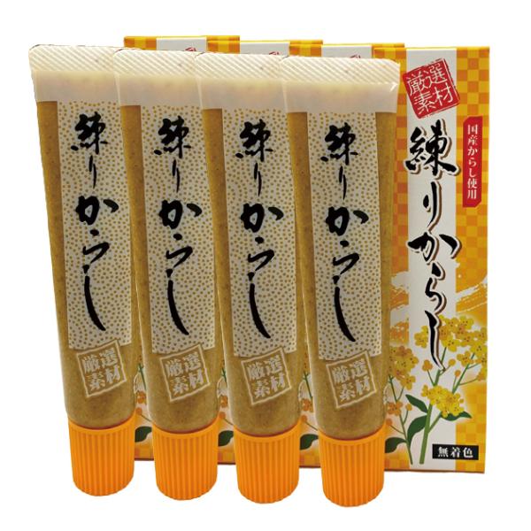 東京フード　練りからし＜40g＞まとめて4個