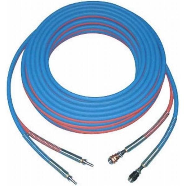 細径ツインホース20m ワンタッチカプラ付き 酸素+アセチレン 