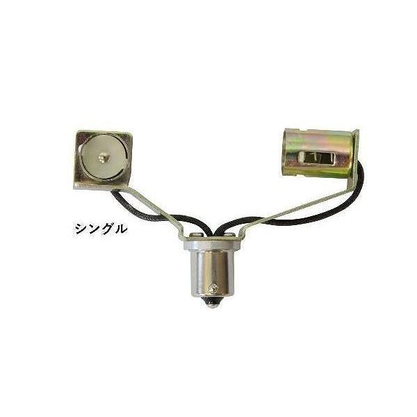 JET製LEDテールランプ（品番525664/品番525665/品番525677）を取り付けた時に起きるハイフラ現象や球切れ警告灯を面倒な配線や取り付けをしないで無くします。ノーマルテールランプに挿し込んで外した電球を当商品の片側に挿しても...