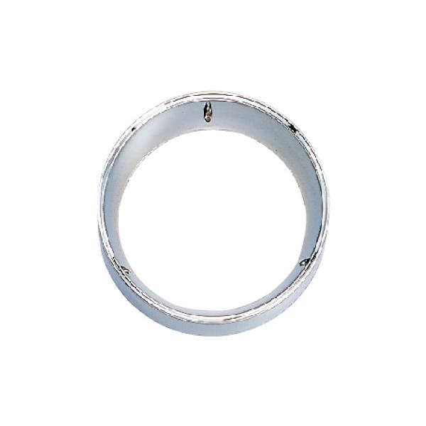 【お取り寄せ商品】ジェットイノウエ製の丸型テールランプ大型用の外枠になります。長期間ご愛用されてメッキがくすんでしまったり、ぶつけて破損してしまった時用の補修部品となります。【材質】樹脂　クロームメッキ【注意事項】・お取り寄せ商品の為、入荷...