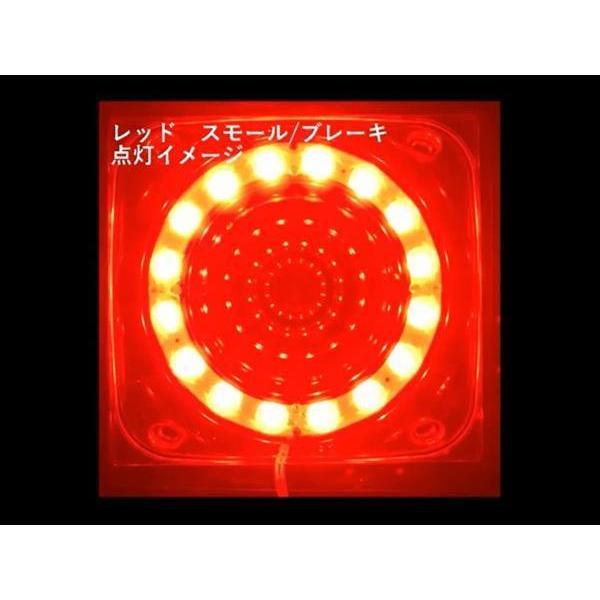 お取り寄せ商品純正2連・3連テールのダブル球ブレーキ/スモール用レッドレンズのレッドLED仕様です。【適合】・24V車専用・小糸/市光製 純正2連・3連テールランプ用・レンズ適合表を参考に適合確認を行ってください。・適合レンズであってもラン...