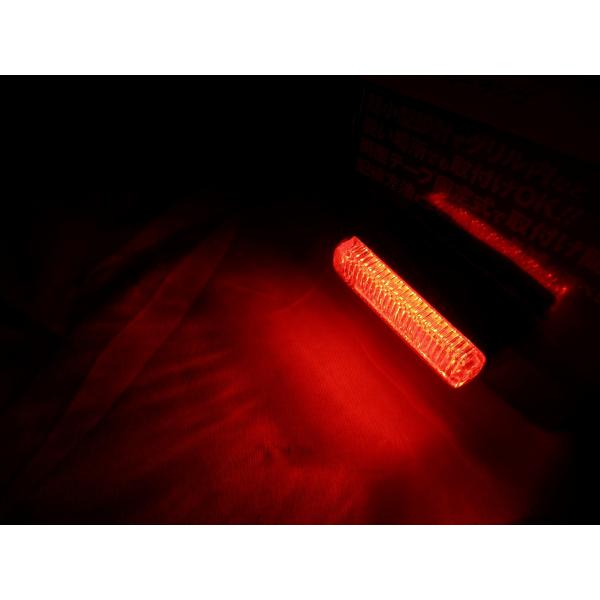 ジェットイノウエ LEDスリムマーカーランプ 12V レッド（赤） 点灯