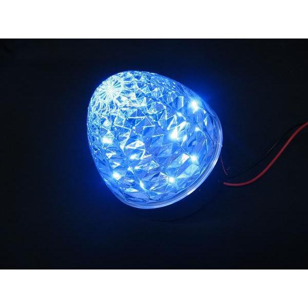 日本ボデーパーツ工業 LEDクリスタルSマーカー クリアレンズ／ブルー