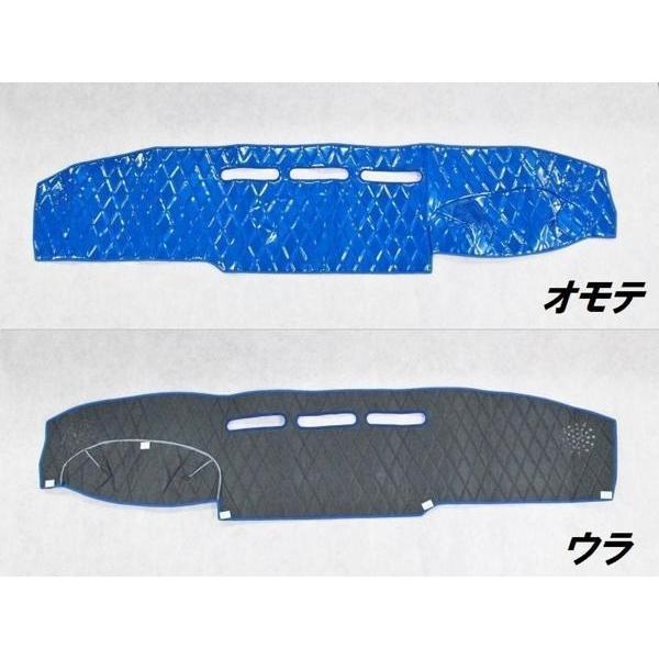 キルトダッシュマット ライトブルー（青） 日野 4t レンジャープロ