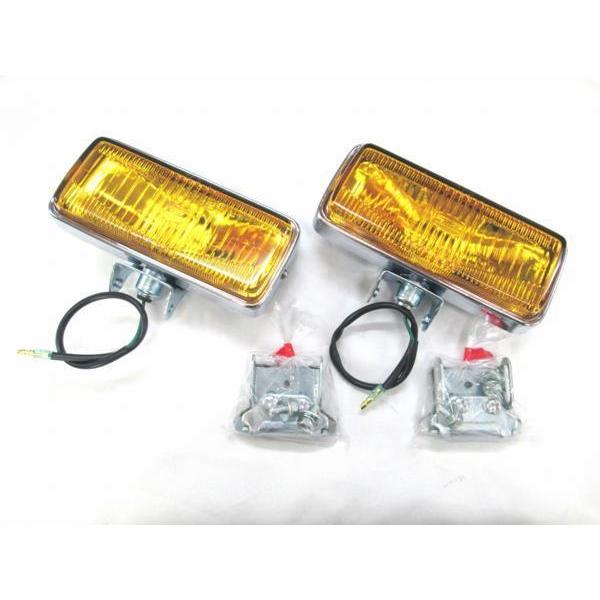 【未使用品】KOITO 角型フォグランプ イエロー　2個セット KOITOハロゲンフォグランプ角型2個セット