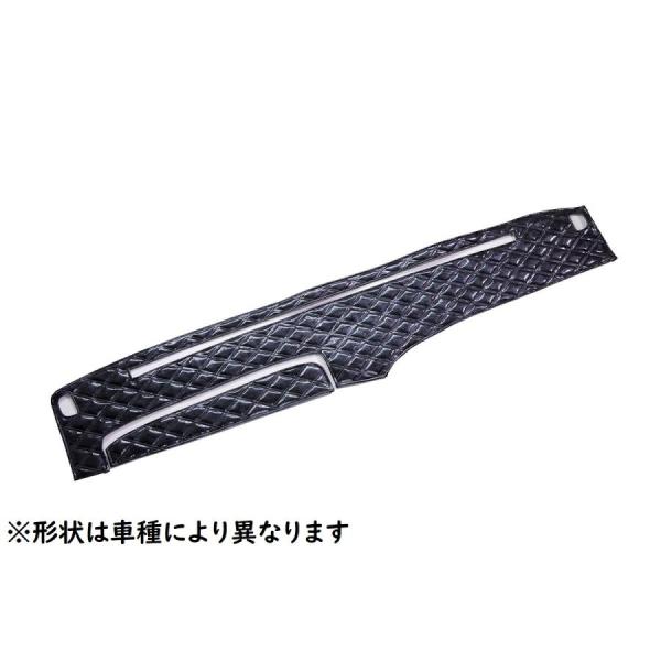 キルトダッシュマット　鼓星（オリオン）　ブラック（黒）　ふそう　キャンター　ワイド車　H6〜　【納期約1ヵ月】
