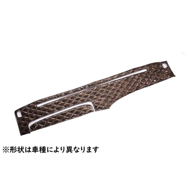 キルトダッシュマット　鼓星（オリオン）　ブラウン（茶色）　ふそう　キャンター　ワイド車　H6〜　【納期約1ヵ月】