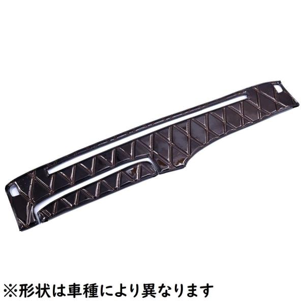キルトダッシュマット　真月光　ブラウン（茶色）　ふそう　キャンター　ワイド車　H6〜　【納期約1ヵ月】