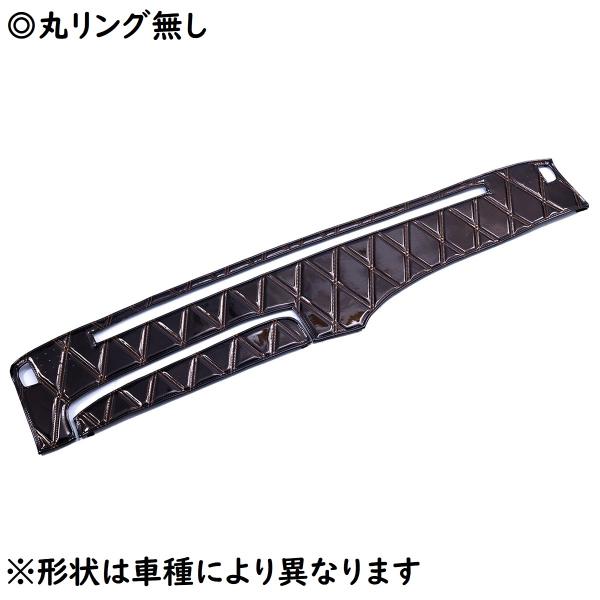キルトダッシュマット　真月光　ブラウン（茶色）　丸リング無し　ボルボ　FH　H26.8〜　【納期約1ヵ月】