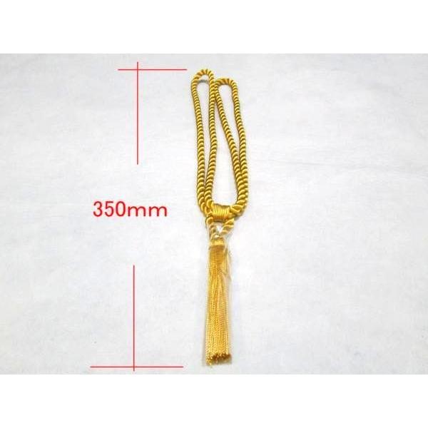 コンボイホーンスイッチの紐に！ルームミラーの装飾に！車内をゴージャスにドレスアップ♪【長さ】　約350ｍｍ【カラー】　ゴールド（金）【注意事項】・コンボイホーンスイッチの紐として使用する場合、房は飾りですので房の部分を引っ張りますと取れてし...