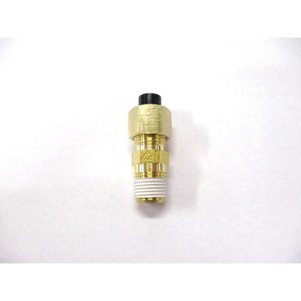 高圧ナイロンチューブ配管用【サイズ】　ネジ部：PT1/8＝1分＝約9.14mm【メーカー】　NIKKEN(日建)【注意事項】・新品未装着ですが経年劣化によりパッケージの汚れ色あせ等あります。・継手のネジ部分にはシールテープを使用してください...