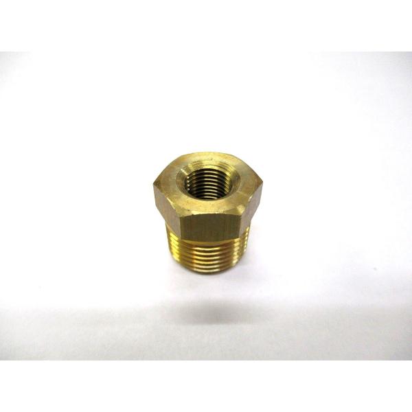 配管接続専用ネジ径変換アダプターPT1/8⇔PT3/8　PT1/8＝1分＝約9.14mm　PT3/8＝3分＝約16.6mm【メーカー】　NIKKEN(日建)【注意事項】・新品未装着ですが経年劣化によりパッケージの汚れ色あせ等あります。・継手...