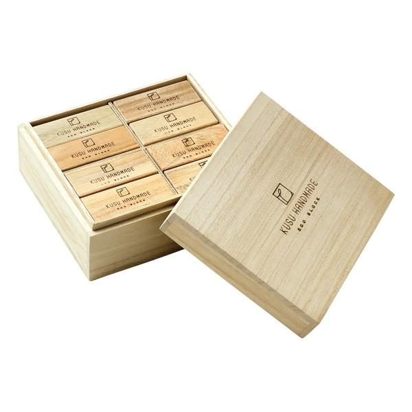 Kusu Handmade エコブロック 24個 桐箱入 防虫ブロック楠 くすのき 防虫剤 消臭剤 衣類 タンス 下駄箱 しょうのう 天然樟脳 遊びds 通販 Yahoo ショッピング
