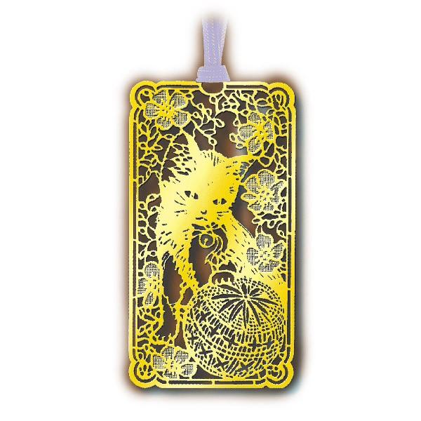 メール便ok メタルクラフト 金のしおり ネコ A013 24kメッキ ゴールデンブックマーク スタンダード Metal C A013 遊びds 通販 Yahoo ショッピング