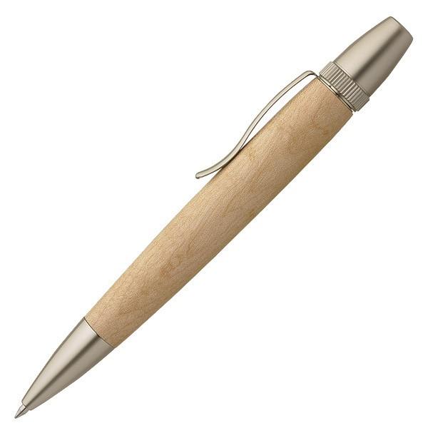 Wood Pen 銘木 ボールペン 板屋楓/メープルウッド ちじみ杢 SP15201 パーカータイプ...