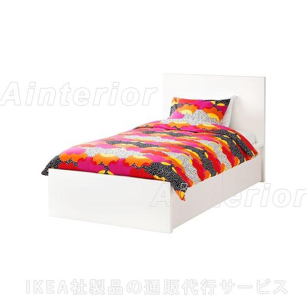 Ikea イケア ベッド ベッドルーム Malmベッドフレーム 高め 収納ボックス2個付き ホワイト ルーローイ 090 115 08 Asobinoインテリア 通販 Yahoo ショッピング
