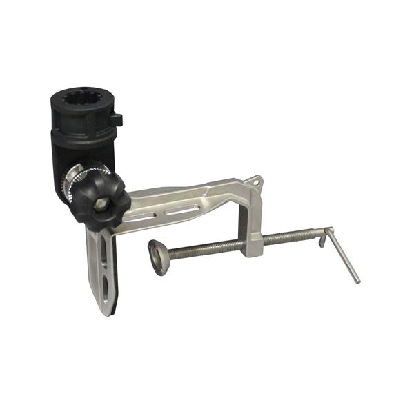 製品仕様ステンクランプベース対応板厚：〜85mm材質：ステンレス／樹脂（ノブ・ソケット部分）外観・寸法図（寸法図はクリックすると拡大します）