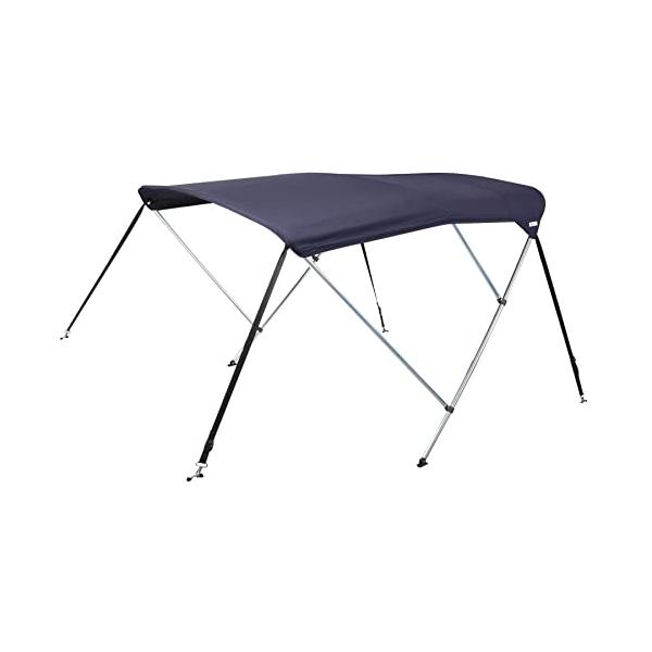 「商品情報」頑丈なマリングレードパーツ 本体素材はマリングレードの外径25ｍｍ×肉厚1.6ｍｍのアルミパイプとUVナイロン６６パーツで構成させているので非常に頑丈です。 ダブルステッチで頑丈な縫製。突然の雨でも安心な撥水加工シート！ ビミニ...