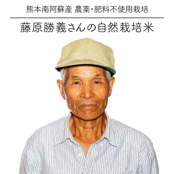 【新米】藤原勝義さんの自然栽培米 5kg / ササニシキ / 無農薬栽培米 / 熊本阿蘇産 / 令和8年度産