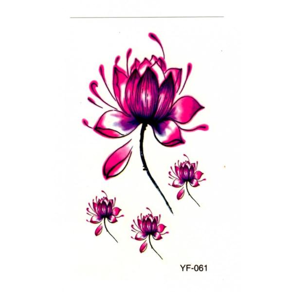 タトゥーシール デザイン 蓮 Yf 061 Buyee Buyee 日本の通販商品 オークションの代理入札 代理購入