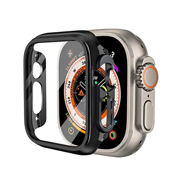 KIMOKU コンパチブル Apple Watch ケース Series Ultra/SE2/SE/8/7/6/5/4 49mm PC*TPE材質  保護ケース 高耐久 耐衝撃 コンパチブルアップルウォッチ ケース超軽 :wss-57wVwCNOI44T:麻生川商店 通販  