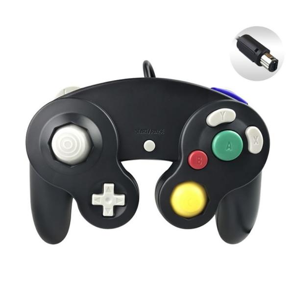 ゲーム キューブ コントローラー Gamecube 互換品 Wii Wiiu対応 黒 ブラック Nincon Buyee Buyee Japanese Proxy Service Buy From Japan Bot Online