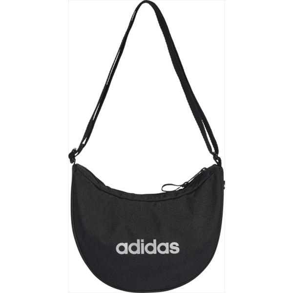 [adidas]アディダス リニア エッセンシャル フェスティバル バッグ (KCG17)(JN0882) ブラック/シルバーメタリック[取寄商品]