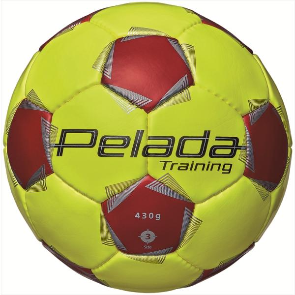 [molten]モルテン サッカートレーニングボール重量430g3号球 ペレーダトレーニング (F3L9200-YR) ライトイエロー×メタリックレッド[取寄商品]