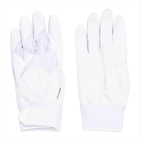【1点までメール便可】 [New Balance]ニューバランス ウォッシャブルバッティンググローブ (LAG45604)(WM) ホワイトマルチ[取寄商品]