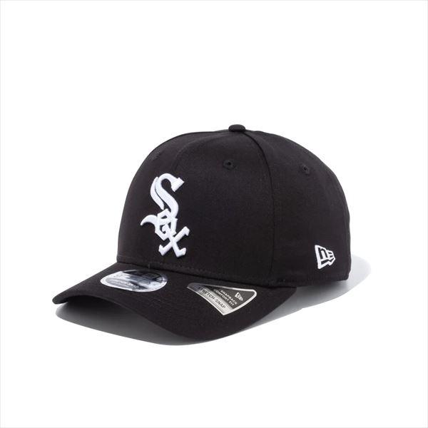 [NEW ERA]ニューエラ 9FIFTY ストレッチスナップ シカゴ・ホワイトソックス (14524924)ブラック × ホワイト[取寄商品]