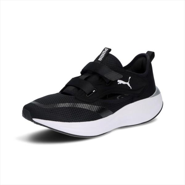 [PUMA]プーマ フィットネスシューズ SOFTRIDE ムーブオン R JF (313416)(01) プーマブラック/プーマホワイト[取寄商品]