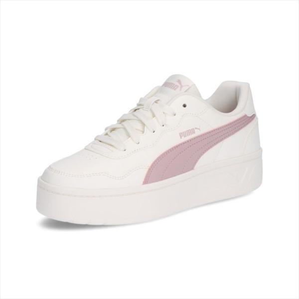 [PUMA]プーマ レディースカジュアルシューズ コート ラリー スカイ (400368)(17) ウォームホワイト/ミスティピンク/プーマホワイト[取寄商品]