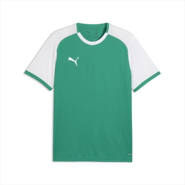 【1点までメール便可】 [PUMA]プーマ teamLIGA26 ゲームシャツ (707338)(05) スポートグリーン/プーマホワイト/プーマホワイト[取寄商品]