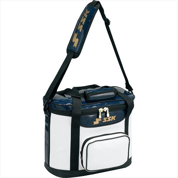 エスエスケイ 野球 ボールバッグ(5ダース用) BH2001 (1070)ホワイト×ネイビー 2025年継続モデル 沖縄配送不可 [取り寄せ][自社](メール便不可) エスエスケイ（SSK） [SSK]エスエスケイ野球 ボールバッグ(5ダース用