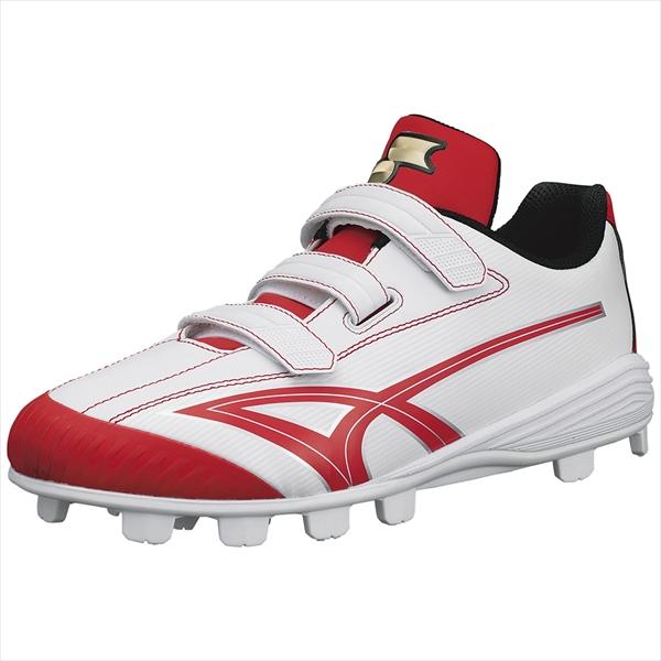SSK （エスエスケイ） 野球 シューズ・靴 グローロード MC2 【ホワイト×レッド】 SSF4230VC 1020 ベースボールシューズ（ウレタン金具） ベースボール ユニセックス 男性用・女性用 白 2025AW {SK} エスエスケイ（SSK） ベースボールスパイク グローロード MC2