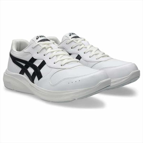 [asics walking]アシックスウォーキング レディースウォーキングシューズ ゲルファンウォーカー メンズ 4E相当 (1291A065)(100) ホワイト/ブラック[取寄商品]