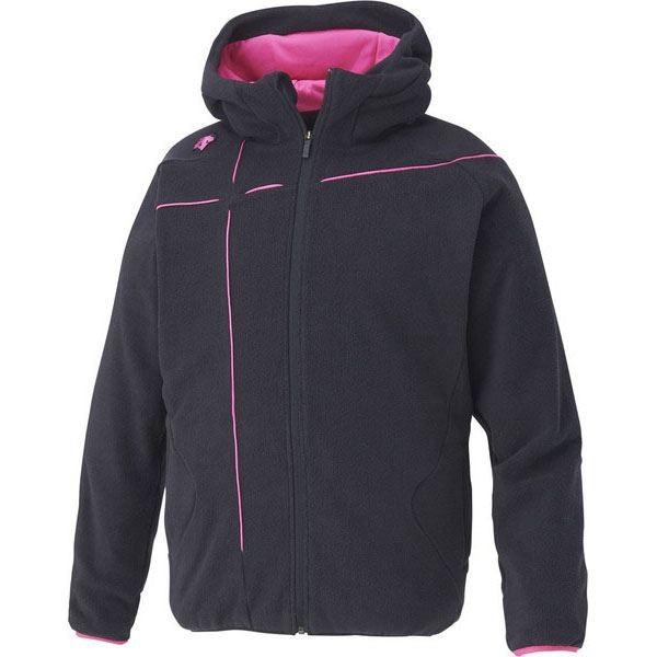 [DESCENTE]デサント フリース (DBX-2660) ブラック×Pピンク DESCENTE]デサント フリース (DBX-2660) ブラック×Pピンク