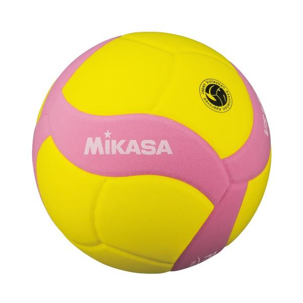 [MIKASA]ミカサ FIVB公認スマイルバレーボール5号球 (VS170W-Y-P) イエロー/ピンク[取寄商品]