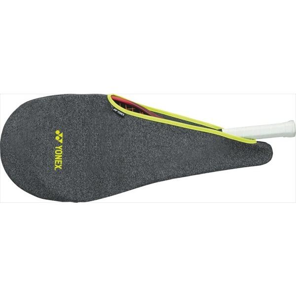 1500ストレッチ素材採用でラケットにフィットし、傷を防ぐ。紐無しでラケットバッグへの収納・出し入れが便利素材:ポリエステル、ポリウレタン