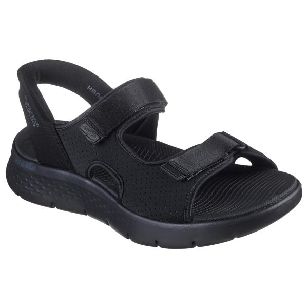 [SKECHERS]スケッチャーズ メンズサンダル GO WALK FLEX SANDAL-EASY ENTR (229210)(BKLM) ブラック/ライム