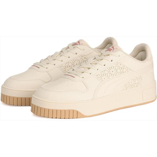 [puma]プーマレディーススニーカー キャリーナ ストリート LC (402463)(01) ウォームホワイト-ローズゴールド
