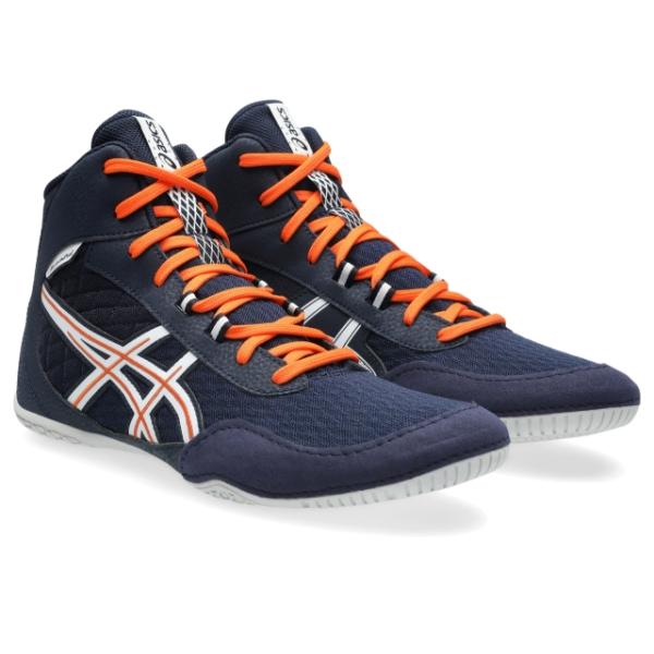 [asics]アシックス レスリングシューズ MATCONTROL 4 (1081A069)(400) ミッドナイト/ホワイト