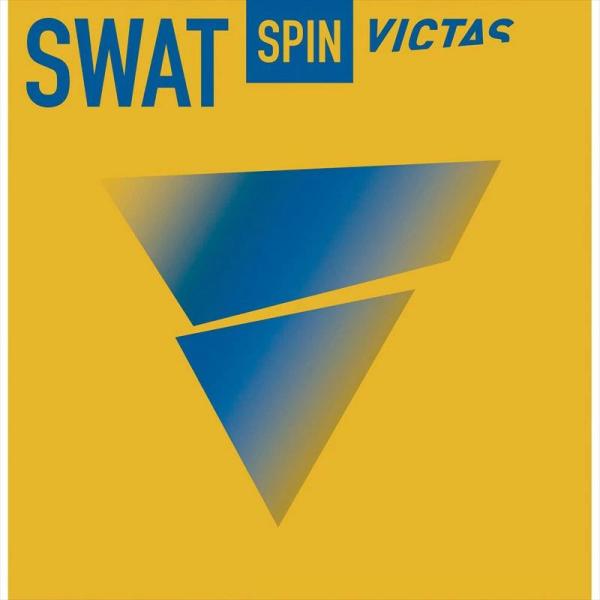 【メール便】 [VICTAS]ヴィクタス 裏ソフトラバー『赤』 スワット スピン (200140)(0040) レッド