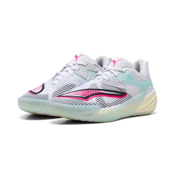 [puma]プーマ バスケットボールシューズ オールプロ ニトロ 2 (311521)(01) プーマホワイト/ミントメルト