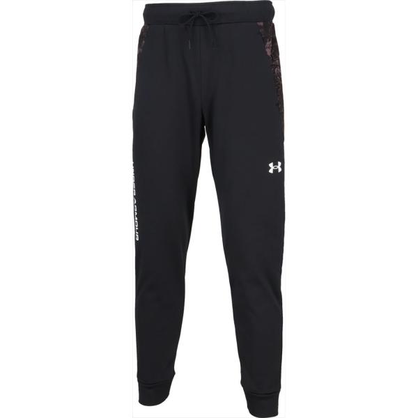 [UNDER ARMOUR]アンダーアーマー UAアーマーフリース カモ ジョガーパンツ (6007738)(001) ブラック