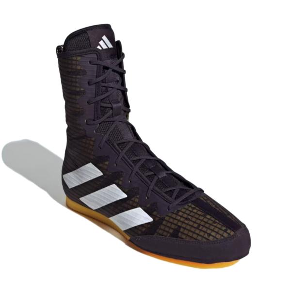[adidas]アディダス ボクシングシューズ BOX HOG 4 (IF0477) オーロラブラック/フットウェアホワイト/スパーク