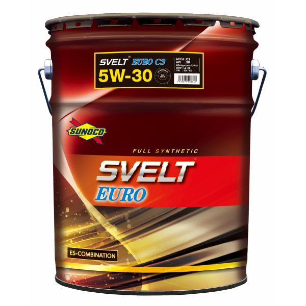 SUNOCO スノコ Svelt EURO C3 5W-30 20Lペール缶 日本サン石油 SVELT EURO C3 5W-30 20L 全合成油 エステル配合 欧州車