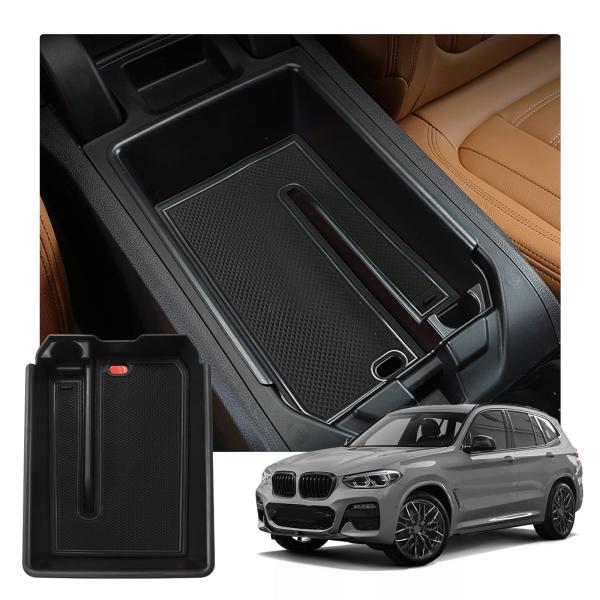【RUIYA】BMW X3 G01/ X4 G02 コンソールボックス 小物入れトレイ 車種専用 X3 G01コンソールトレイ 車内収納ボックス カー